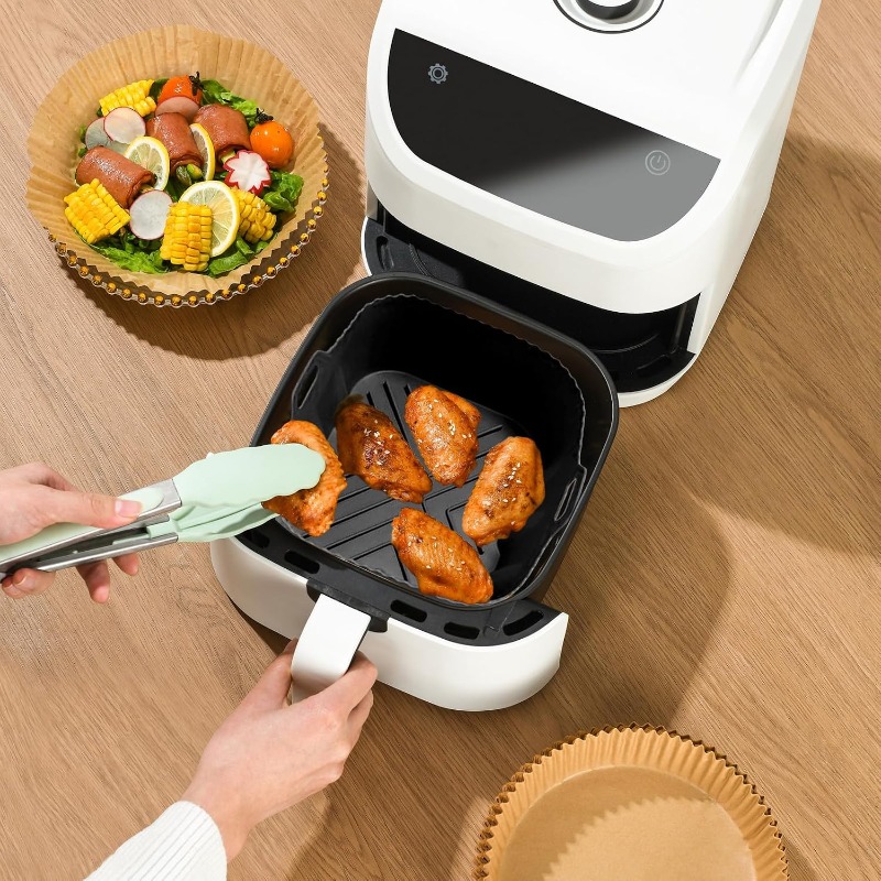 Reusable Silicone Air Fryer Li - Kitchen Baking Trays recension och pris